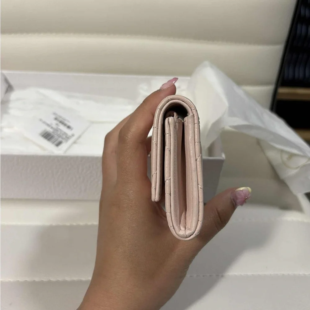 Dior Nude Quilted Leather Wallet